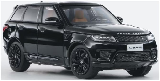 Available to Order – Range Rover Sport Metallic Black 1:64 Whelart Model (WHE 002J)