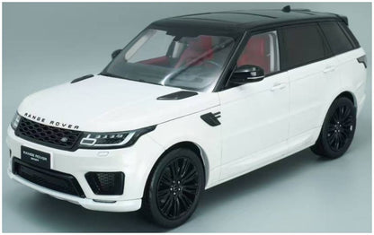 Available to Order – Range Rover Sport 2018 White/Black Wheels 1:18 (WHE 180302)