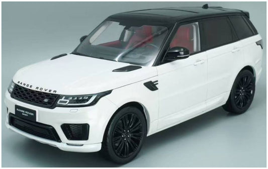 Available to Order – Range Rover Sport 2018 White/Black Wheels 1:18 (WHE 180302)