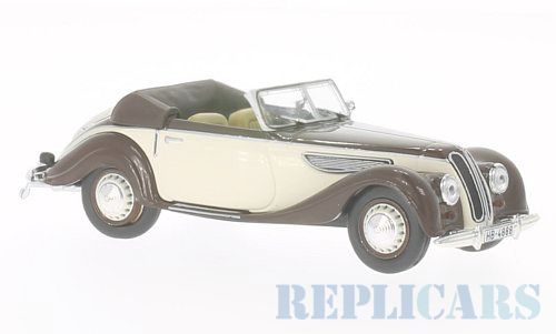 Available To Order – BMW 327 Cabriolet 1939 - Brown/Beige 1:43 (WHI 087)