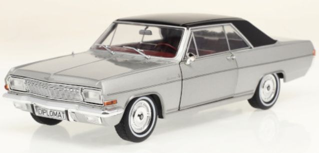 Available to Order – Opel Diplomat Coupe Silver 1965 1:24 (WHI 124082)