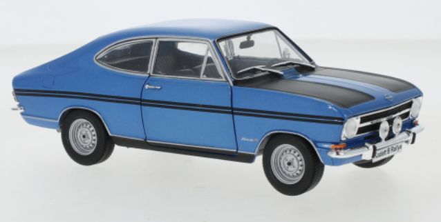 Available to Order – Opel Kadett B Rallye Blue/Black 1967 1:24 (WHI 124106)