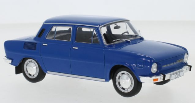 Available to Order – Skoda 100L Blue 1974 1:24 (WHI 124107)