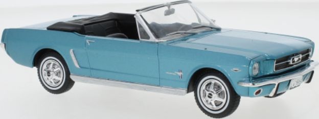Available to Order – Ford Mustang Convertible Metallic Blue 1965 1:24 (WHI 124119)