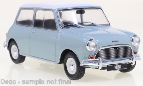 Available To Order – Austin Mini Cooper S 1965 - Duckegg Blue 1:24 (WHI 124183)