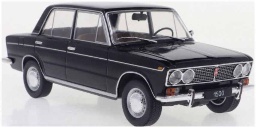 Available to Order – Lada 1500 Black 1977 1:24 (WHI 124237)