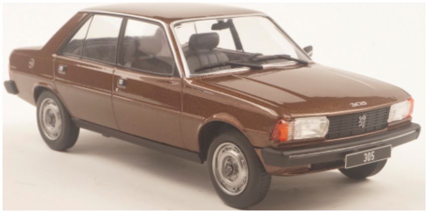 Available to Order – Peugeot 305 Brown Metallic 1977 1:24 (WHI 124243)