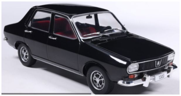Available To Order – Dacia 1300 Black 1969 1:24 (WHI 124269)
