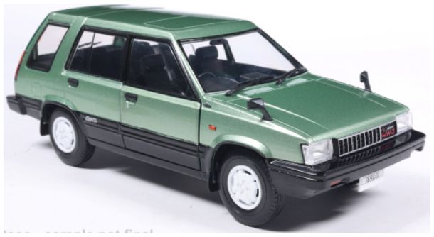Available to Order – Toyota Tercel Green 1982 1:24 (WHI 124272)