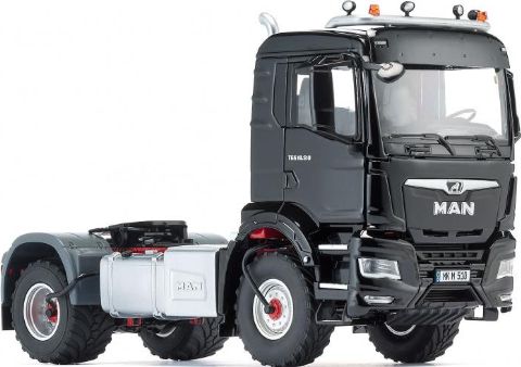 Available to Order – MAN TGS 18.510 4x4 2 Axle Tractor Unit Black 1:32 (WIK 077651)
