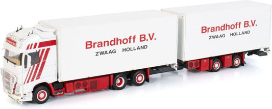 Available to Order – Volvo FH4 Globetrotter XL 6x2 Tag Axle Combi 5 Axle 'brandhoff Transport' 1:50 WSI Models Model (WSI 01-3363)