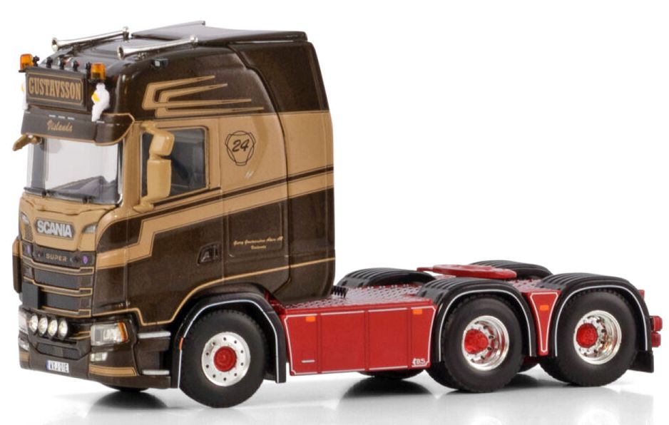 Scania S Highline CS20H 6x2 Tag Axle Gustavsson 1:50 WSI Models Model