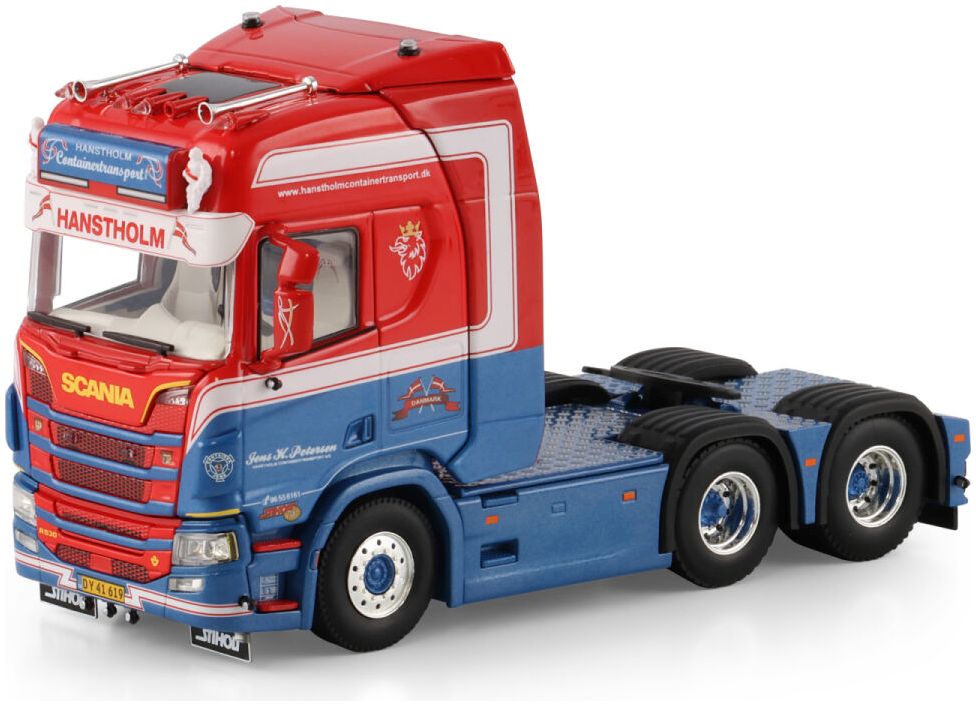 Available To Order – Scania R Highline CR20H 6x2 TAG Axle Jens H. Petersen 1:50 (WSI 01-4683)