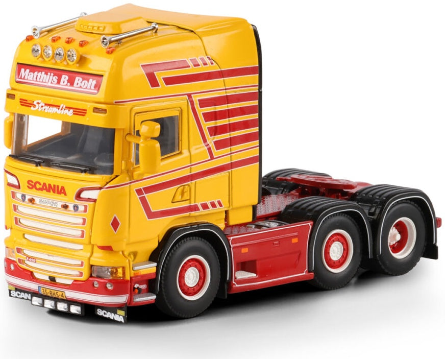 Available To Order – Scania Streamline Topline 6x2 Twin Steer Matthijs B. Bolt 1:50 (WSI 01-4911)
