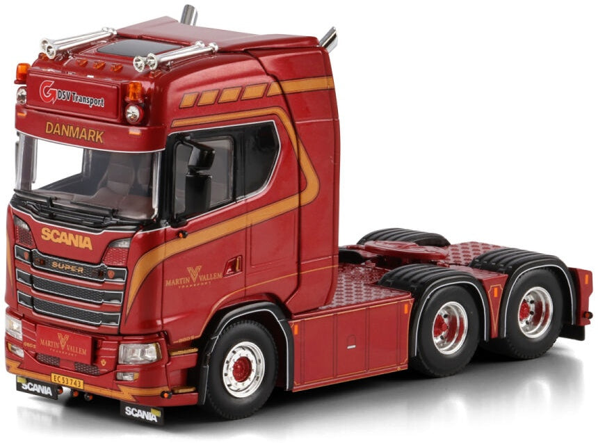 Available To Order – Scania S Highline CS20H 6x2 Tag Axle Vallem 1:50 (WSI 01-5007)