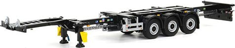 Available To Order – Container Chassis Trailer - Black 1:50 (WSI 03-1010)