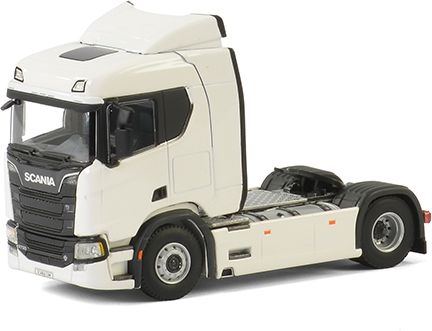Scania R Normal CR20N 4x2, white 1:50 WSI Models Model
