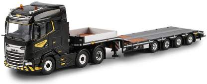 Available To Order – DAF XG MY25 6x2 Twin Steer Semi Low Loader 4 Axle 1:50 (WSI 04-2244)