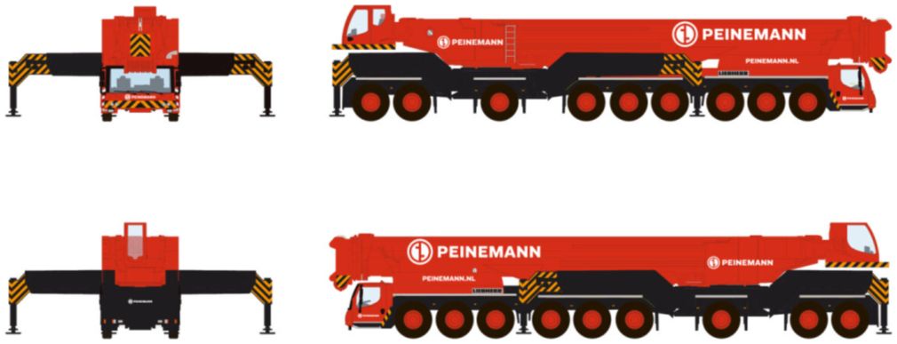 Liebherr LTM 1750-9.1 Peinemann 1:87 WSI Models Model