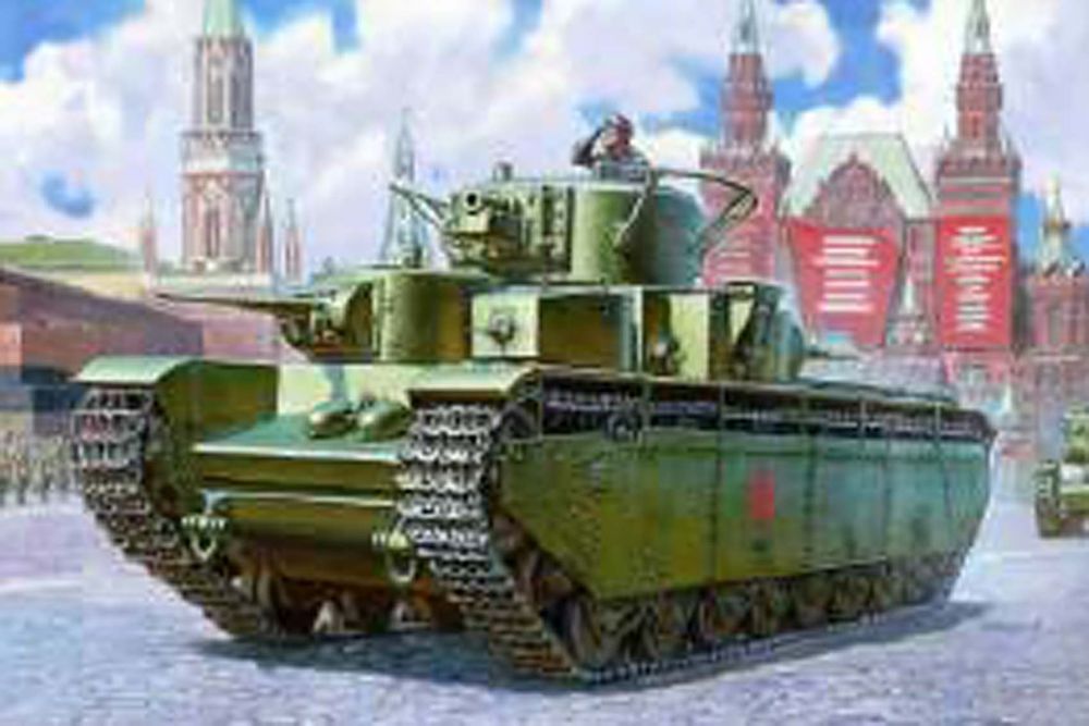 Available To Order – T-35 Heavy Tank 1:35 Zvezda Model (ZVE 3667)