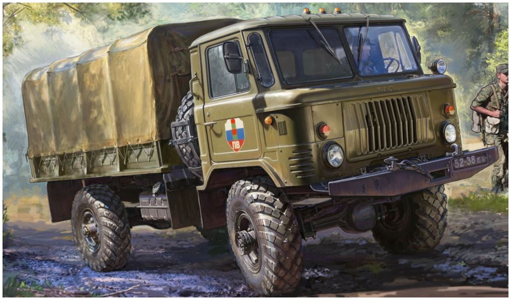 Available To Order – GAZ-66 1:35 Zvezda Model (ZVE 3707)
