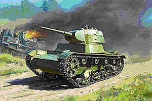 Available To Order – Soviet Tank T-26 1:100 Zvezda Model (ZVE 6113)