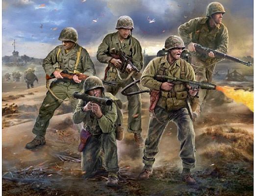 Available To Order – US Marines WWII 1:72 Zvezda Model (ZVE 6279)