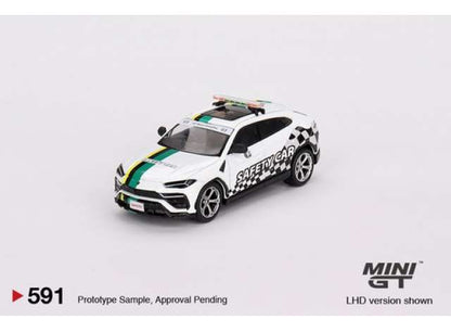 Lamborghini Urus 2022 Macau GP Official Safety Car (RHD) 1:64 Mini GT Model Car (MGT00591-R)