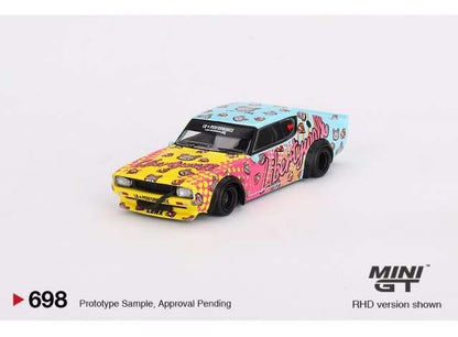 Nissan Skyline Kenmeri Liberty Walk LBWK Kuma (RHD) 1:64 Mini GT Model Car (MGT00698-R)